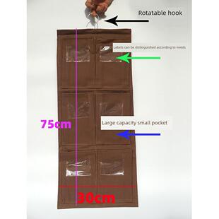 挂钩抹布袋酒店客房车抹布分类袋挂袋布草车工具区分毛巾收纳分类