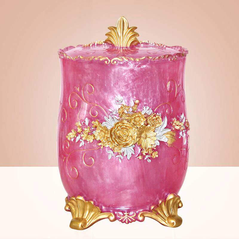 客厅垃圾桶家用高档大容量简约现代创意带盖子垃圾筒轻奢办公室摆