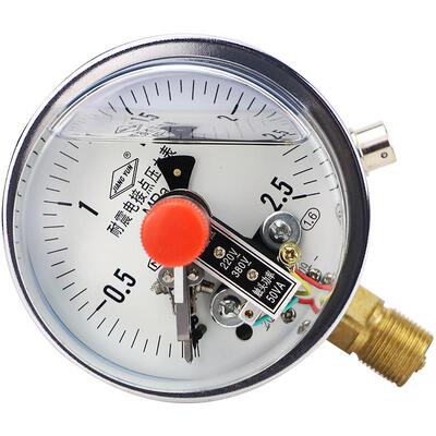 江云YNXC-100耐震磁助式电接点压力表1.6MPa气压负压真空表控制器