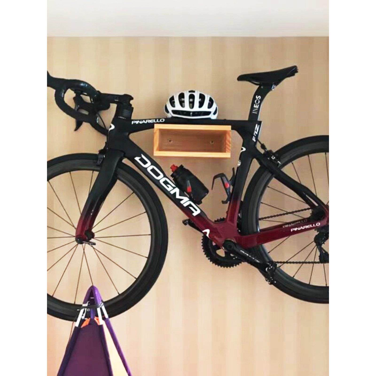 自行车实木艺术挂架室内挂墙车架公路车壁挂墙壁挂钩爱骑驿停车架