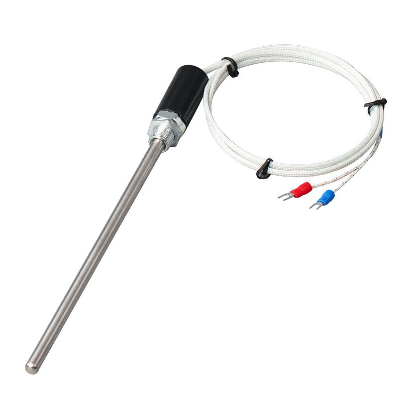 探杆式热电偶热电阻K0ECU50PT100温控探头传感器度20m无品牌/m温