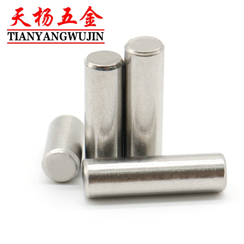 M1 M2 M1.5 M2.5实心圆柱销304不锈钢销钉销针固定销*x4x5x6x8x10