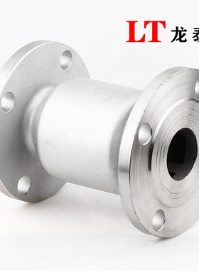 立式止回阀304不锈钢竖直垂直安装法兰单向阀H42W-16P逆止阀DN50