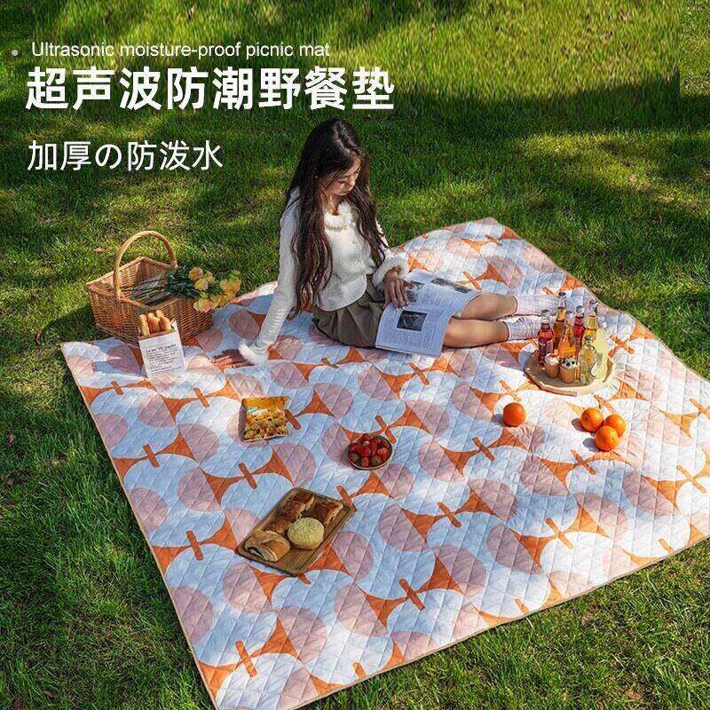 户外野餐垫防水防潮加厚露营折叠便携地垫春游草坪野炊防水帐篷垫