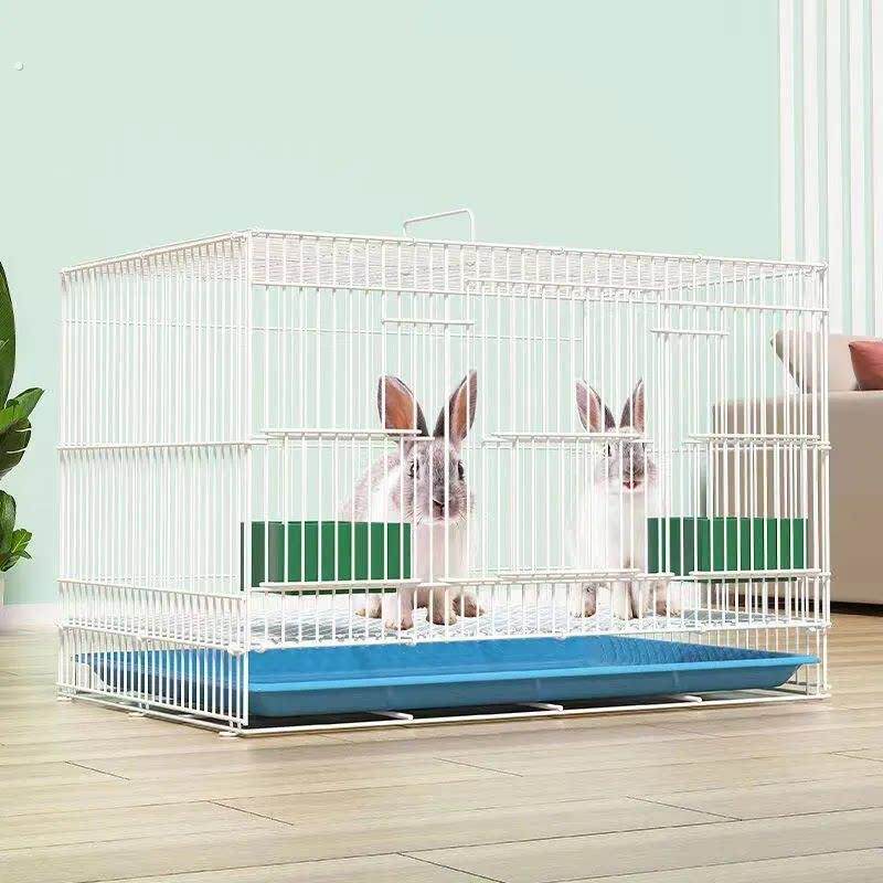 养兔子笼特大号幼兔笼带厕所加密加粗养兔笼可折叠宠物笼宠物专用