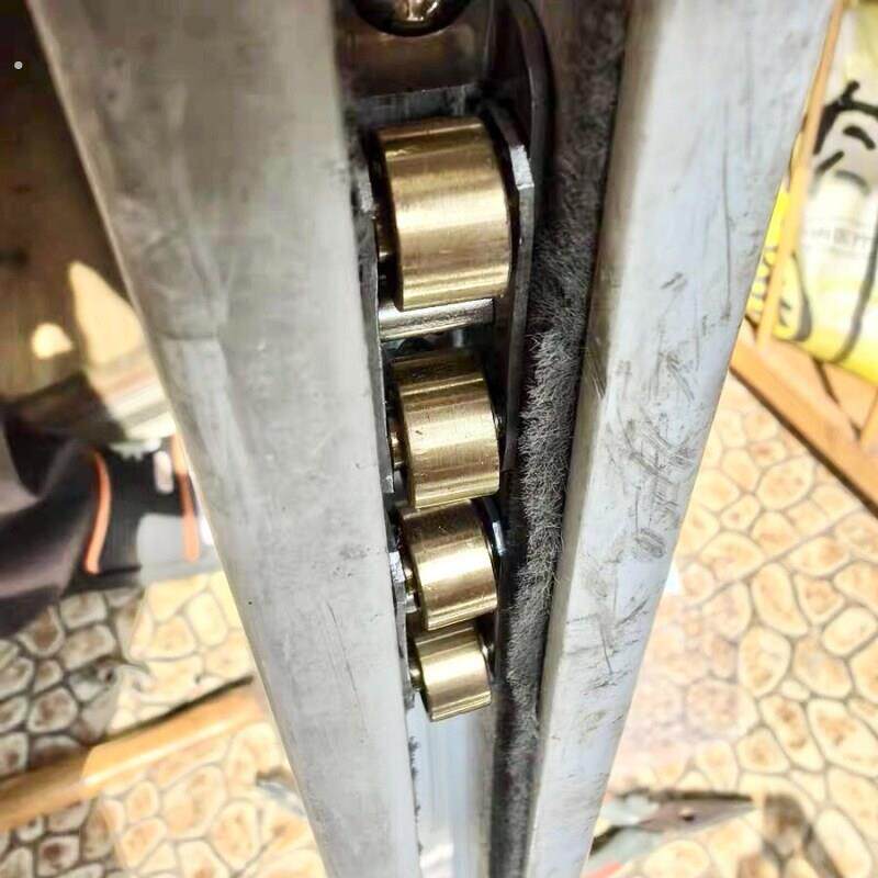 不锈钢塑钢窗门地平移窗配件玻璃拉门推拉窗户轴承88型四铜轮导轨