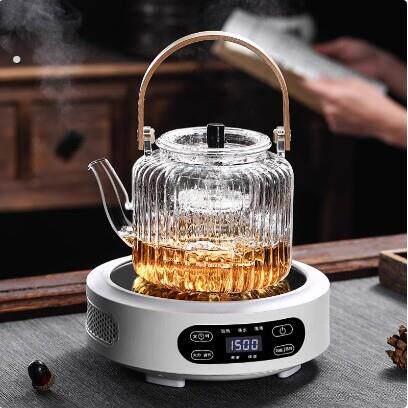 黑晶炉煮茶壶小型家用烧水壶底座办公室煮茶炉玻璃养生壶专用锅
