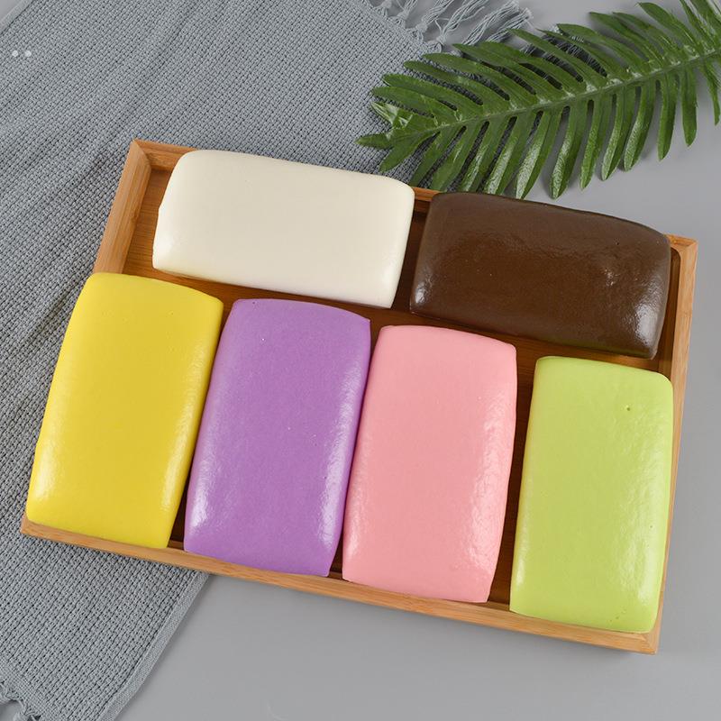 国产平替黏黏吐司慢回弹粘手指捏捏乐湿软粘手指解压便宜玩具