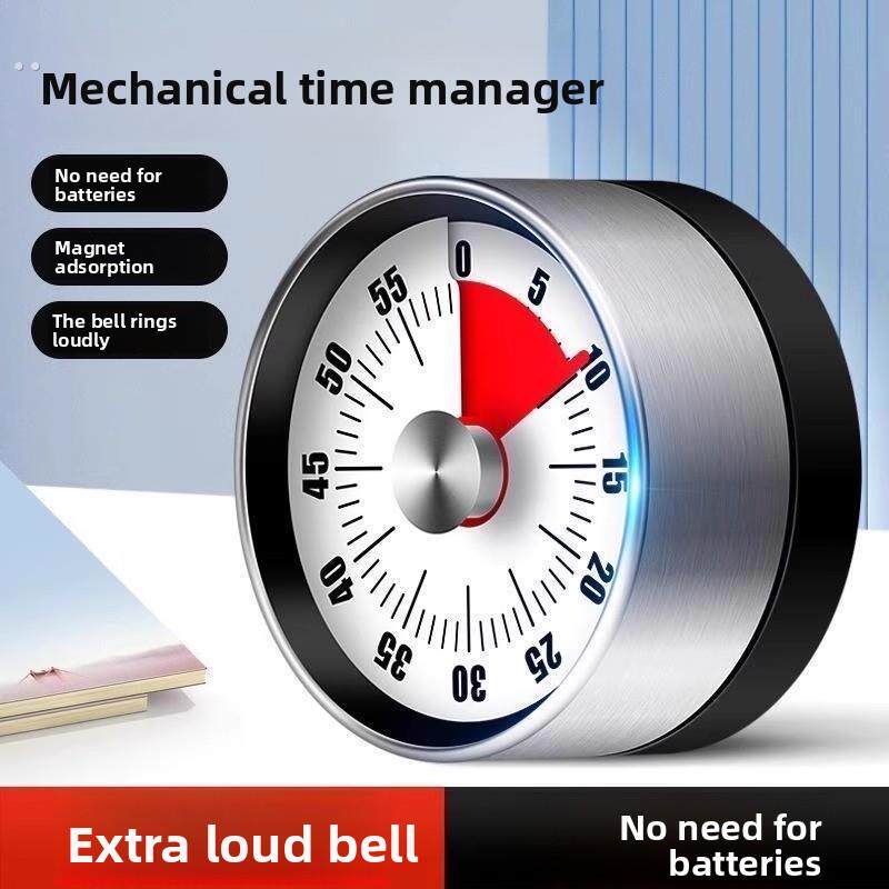 可视化计时器厨房机械定时学习儿童厨房提醒器磁吸式烹饪秒表闹钟