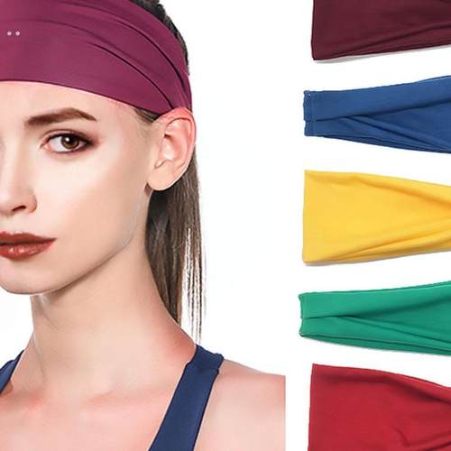 欧美运动吸汗带女瑜伽健身速干跑步头带男止汗发带