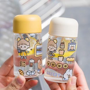 m水杯l水瓶迷你毫升小容量喝水18杯子口袋玻璃杯150200小巧便携0