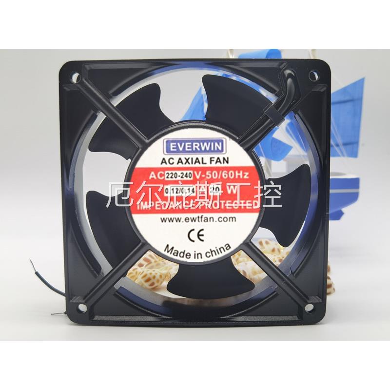 咨询全新EWT风机EW12038A2BH/A2SH 220V 20W 12CM交流散热风扇
