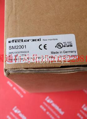 议价 SM2001 易福门全新流量传感器 SMR21XGXFRKG/US SM20现货工