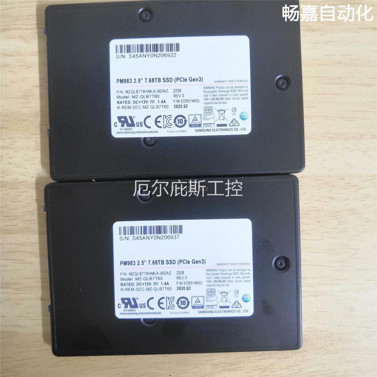 议价原装议价出pm983 7.68t u.2 现货50片100健康拆