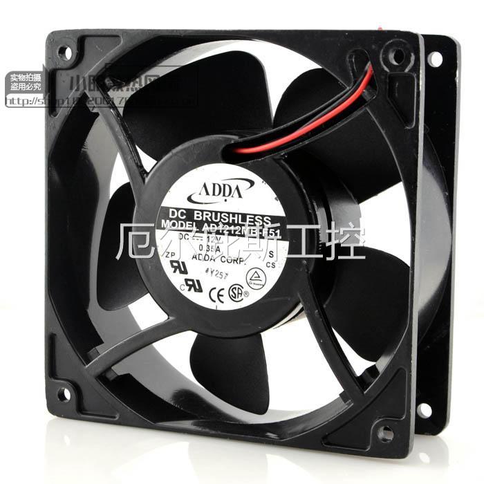一手工厂原装 ADDA协禧 12038 12V 0.35A AD1212MB-F51l铝框风扇