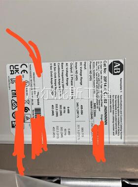 咨询报价AB罗克韦尔,全新原装正品现货质保,20F14NC302JN