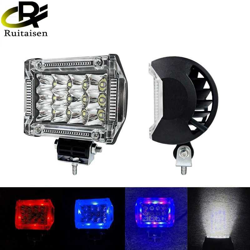 LED汽车4英寸36W射灯带RGB光圈