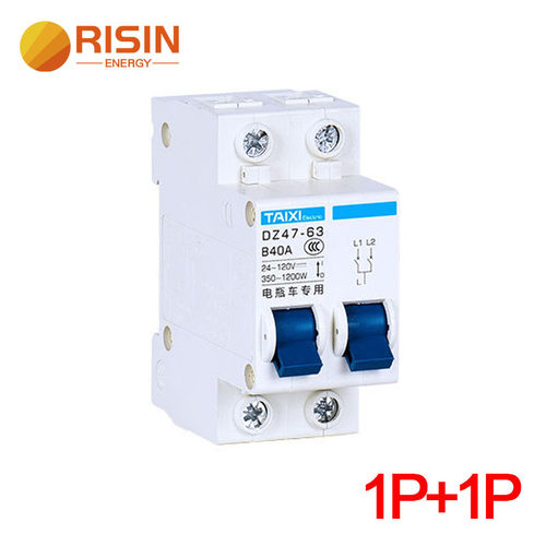 1P2P+直流断路器12V24V48VMCCB