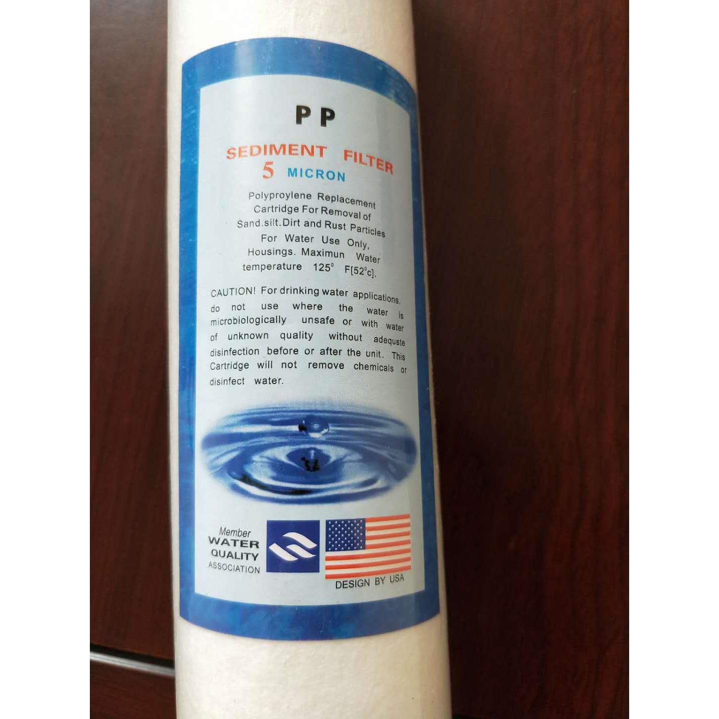 苏州水处理厂家40”寸101cmPP棉过滤芯精密保安过滤器聚丙烯滤芯