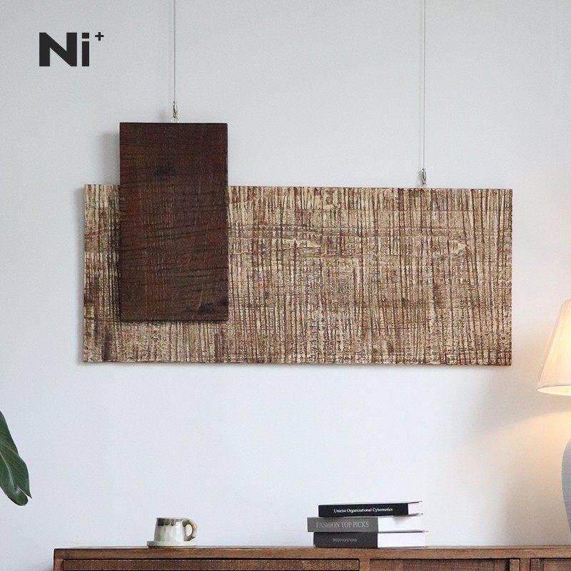 Ni尼家侘寂风装饰画玄关中古餐厅客厅沙发背景墙肌理复古挂画组合,家居饰品,工艺画,淘宝优惠券,粉丝福利购,淘宝优惠卷