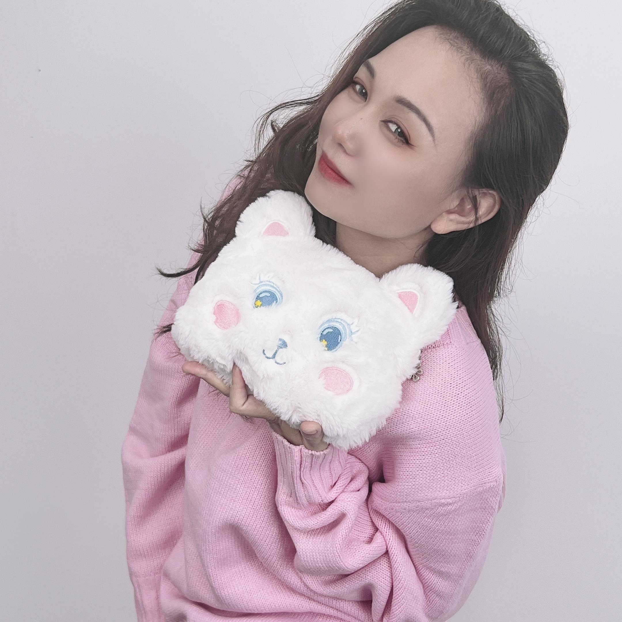 原创可爱毛绒少女心手机包