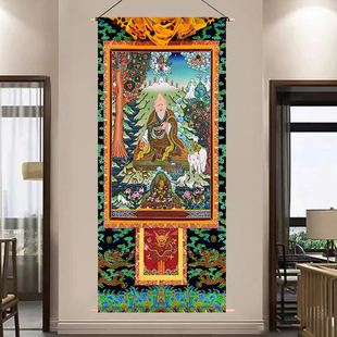 饰画挂布民宿壁画布 中式 西藏挂毯布艺民族风挂画藏族面具背景墙装