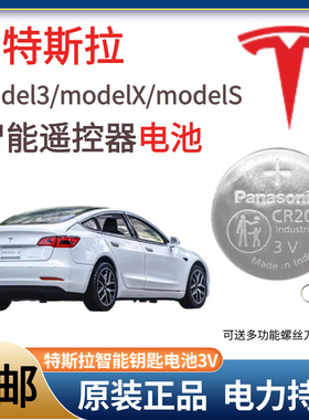 适用特斯拉model X钥匙电池 Model 3汽车遥控器电池CR2354 CR2032