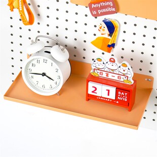 浅口置物架A 洞小板免打孔洞洞板配件墙上收纳架桌面挂板大托盘