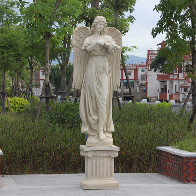 乐器天使婚庆装饰大型雕塑户外园林创意仕女落地礼堂艺术风景区摆
