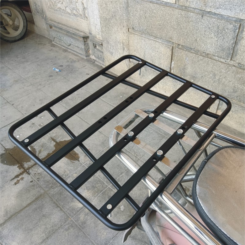 电动车折叠货架摩托车锂电自行车踏板载尾外卖箱子加改装大货后瓶