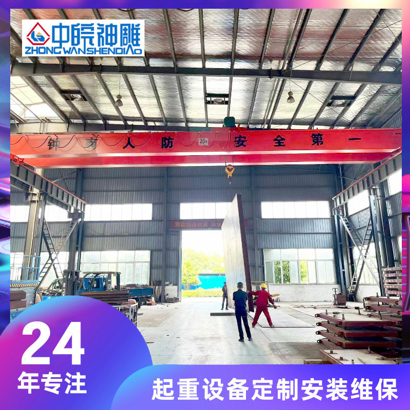 源头定制工厂行车25T双梁起重机 合肥起重桁车厂房内电动桥式吊车