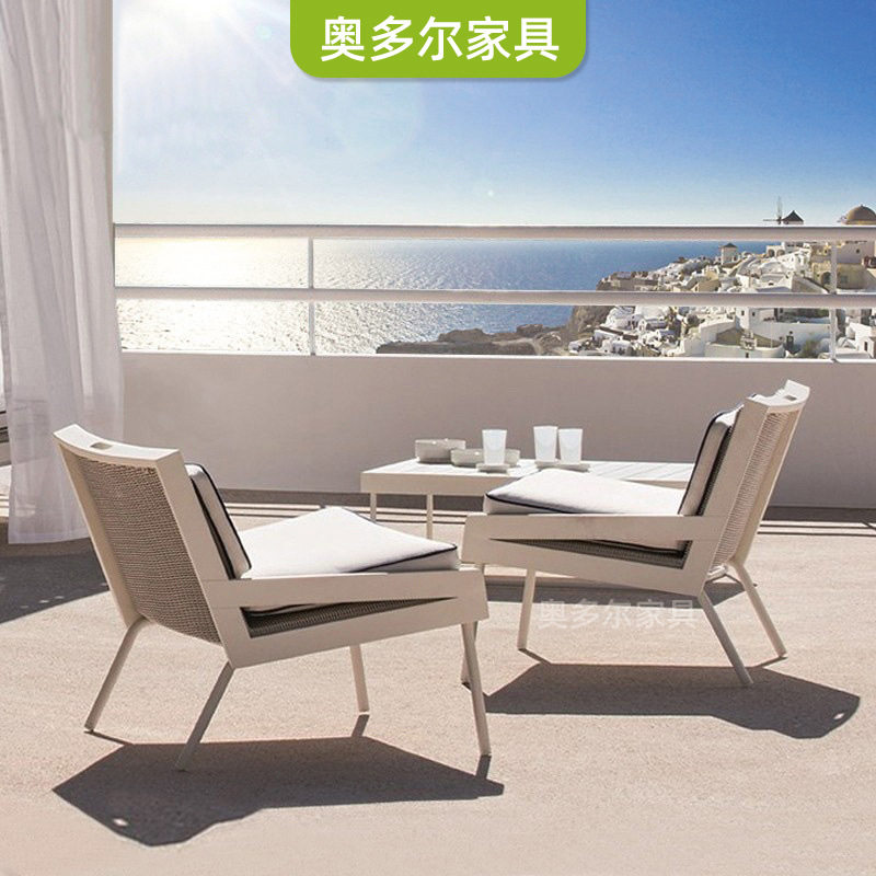 北欧户外家具藤沙发组合客厅藤椅田园室外庭院阳台休闲藤编沙发椅