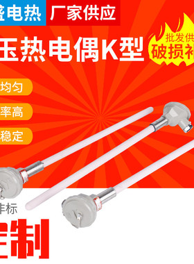 WRP-130高温热电偶 陶瓷铂铑热电偶 S型刚玉管k型B型陶瓷热电偶