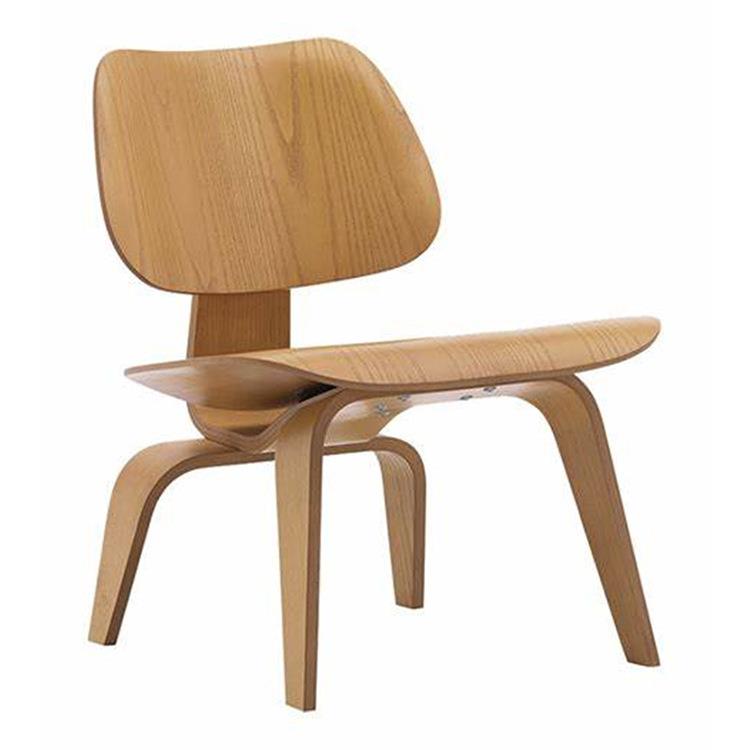 小狗椅LoungeChairWoodLCW椅设计师椅子北欧简约现代风格
