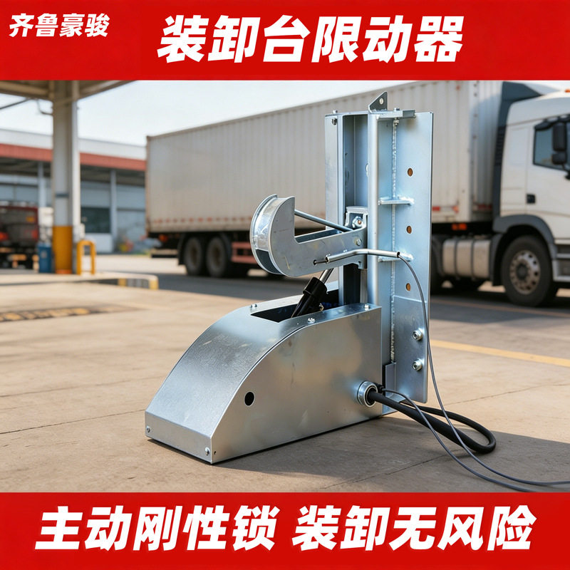 货车限动器液压装卸台防溜车锁车器16吨拉力交通灯联锁安全装置