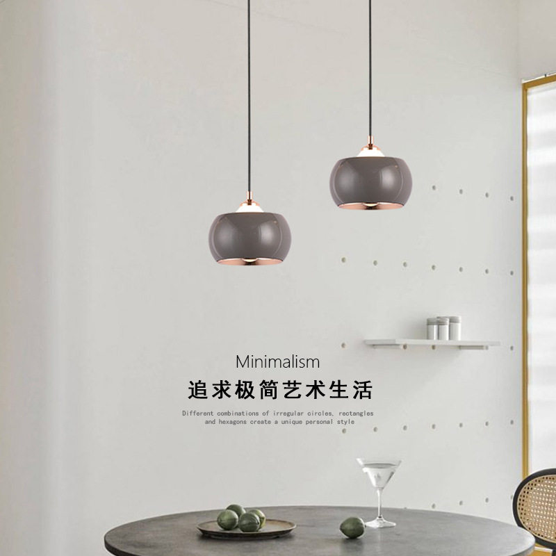 卧室床头小吊灯现代简约网红轻奢创意升降吧台主卧长线吊灯具