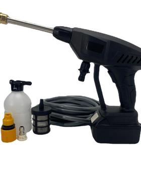 锂电洗车机无线家用高压洗车水枪多功能高压园林喷洒枪