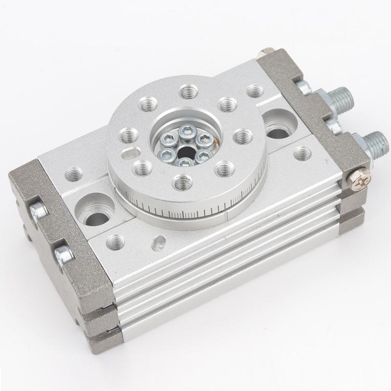 旋转气缸MSQB摆台回转气缸HRQ10/20/30/50/70/100可调齿轮气缸