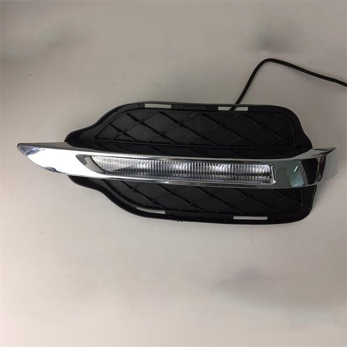 适用于13-16款奔驰W204日行灯GLK300GLK350日间行车灯改装