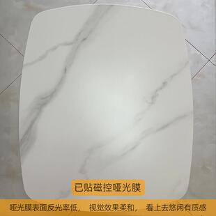 餐桌贴膜防烫岩板大理石桌面家具耐高温茶几石英石奢石透明保护膜