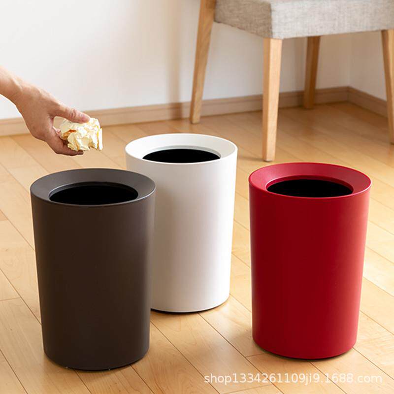 asvel无盖双层垃圾桶厨房家用客厅创意颜值垃圾桶