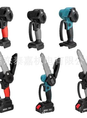 无刷电锯充电手提式电链锯户外无线小型伐木单手锯砍树修枝锯手锯