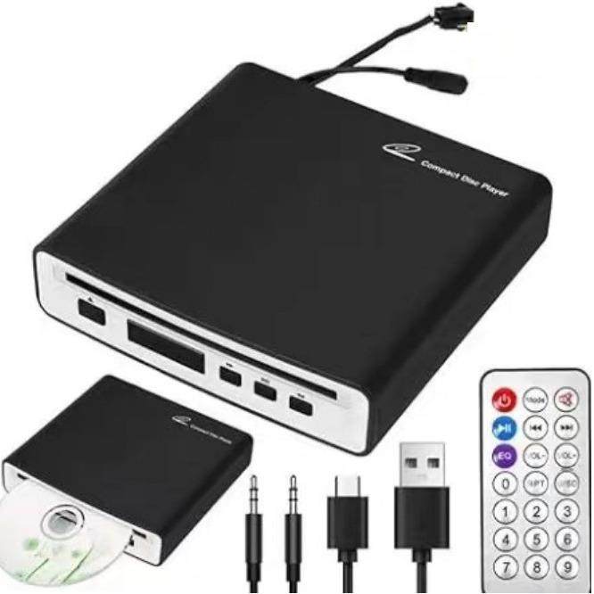 带FM发射内置AUXIN汽车哑巴机安卓系统车载吸入式CD碟盒SX-3200