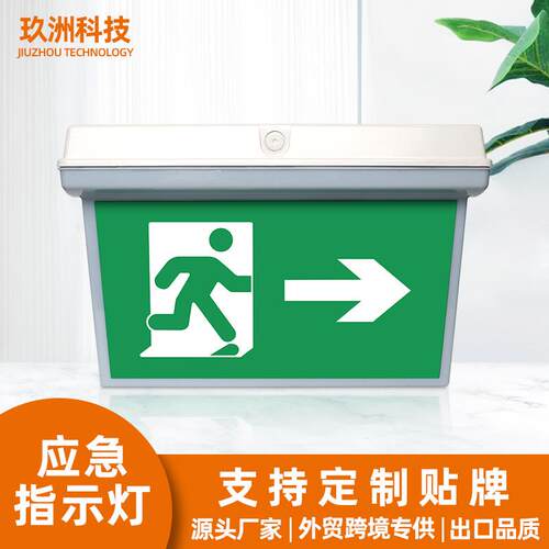 LED应急灯吸顶式EXIT应急出口标志灯应急灯指示灯澳洲新西兰防水