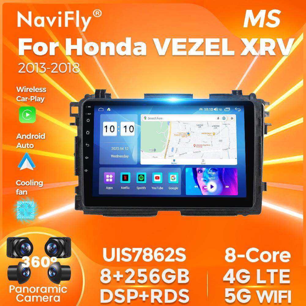 适用本田VEZELXRV2013安卓苹果车载多媒体蓝牙Carplay导航仪多UI