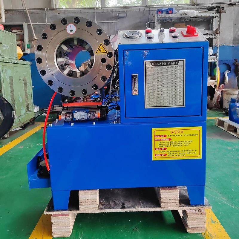 立式压管机液压缩管机高压胶管电机扣压机剥胶切管机油管不锈钢管