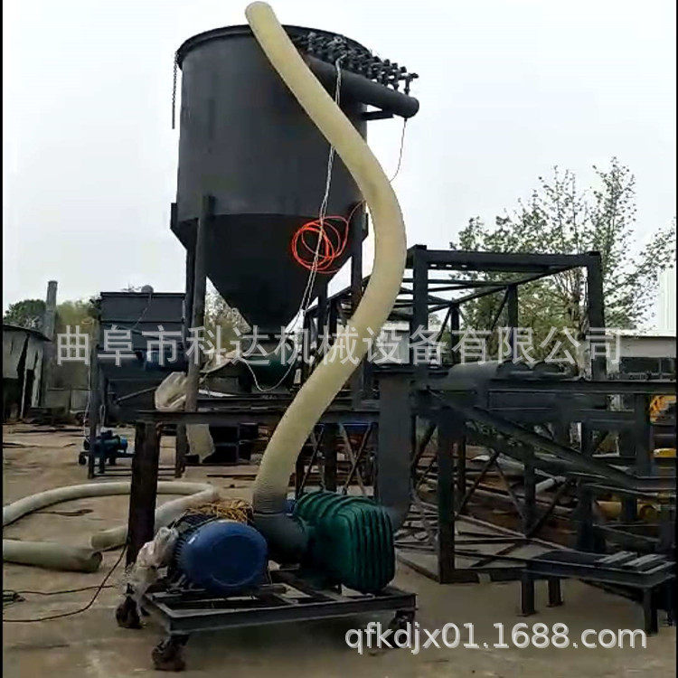 正负压高扬程大型移动式气力吸粮机 输煤灰脉冲式除尘气力输送机