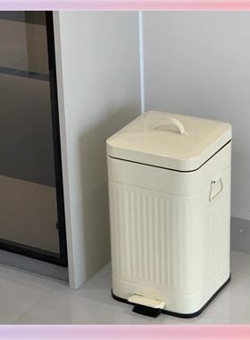 3YK客厅厨房垃圾桶家用大号大容量脚踩脚踏式厕所卫生间卧室带盖