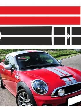 适用于宝马ForMiniRoadsterR59R58车头车顶车尾套装车贴a386