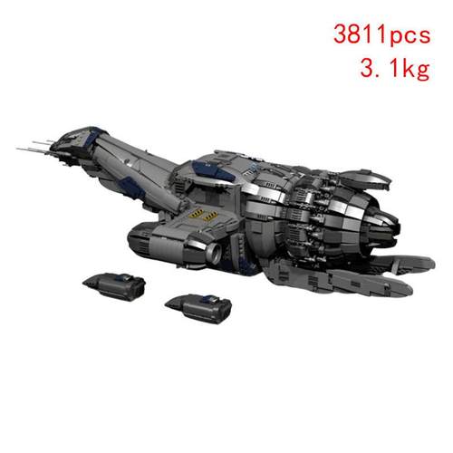 3热卖小颗粒MOC-12777太空飞船儿童益智积木拼装玩具模型摆件